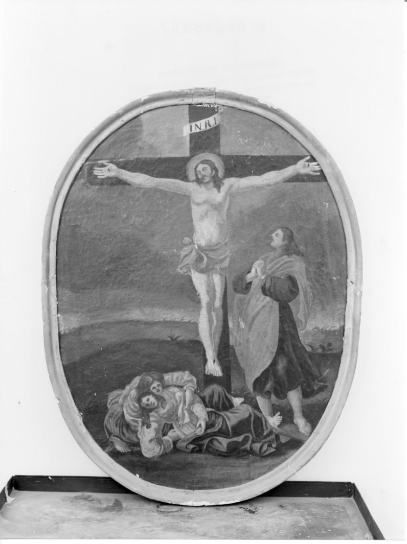 Cristo crocifisso (dipinto) - ambito Italia meridionale (sec. XVIII)