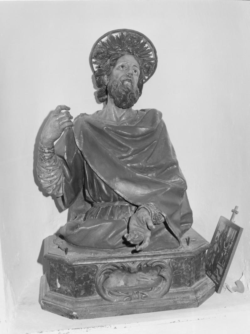 San Feliciano (reliquiario - a busto, opera isolata) - bottega campana (sec. XVIII)