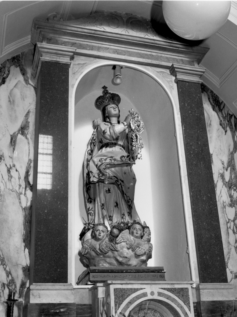 Immacolata Concezione (statua, opera isolata) - bottega campana (fine sec. XIX)