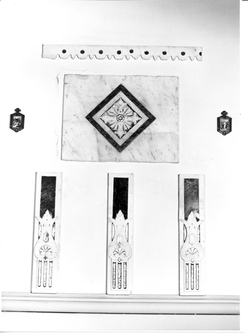 pulpito, frammento - bottega irpina (sec. XIX)