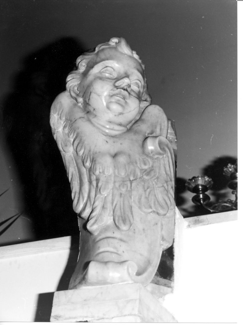 cherubino (scultura, elemento d'insieme) - bottega campana (fine sec. XVIII)