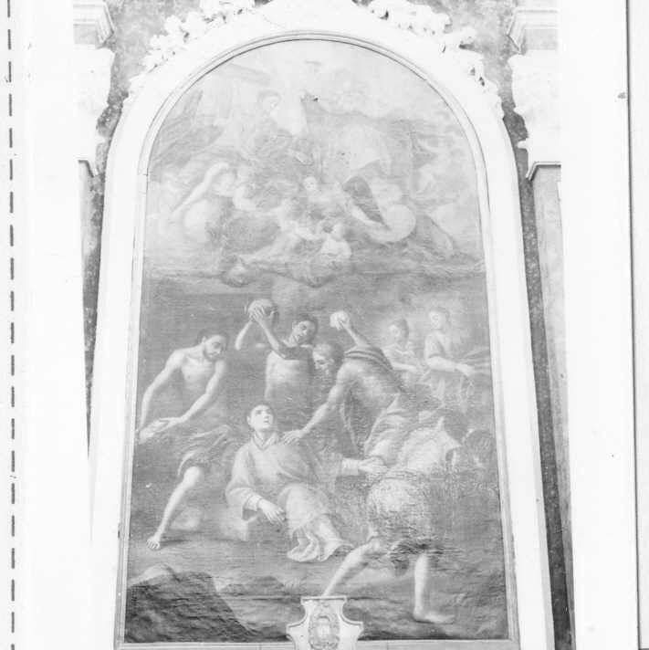 martirio di Santo Stefano (dipinto) - ambito Italia meridionale (sec. XVIII)