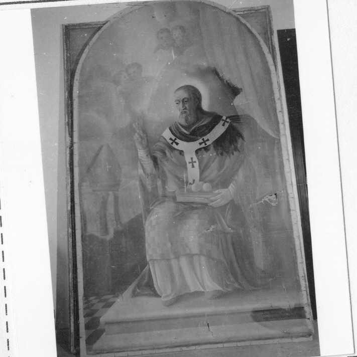 San Nicola da Tolentino (dipinto) di Iacuzio Girolamo (attribuito) (sec. XIX)
