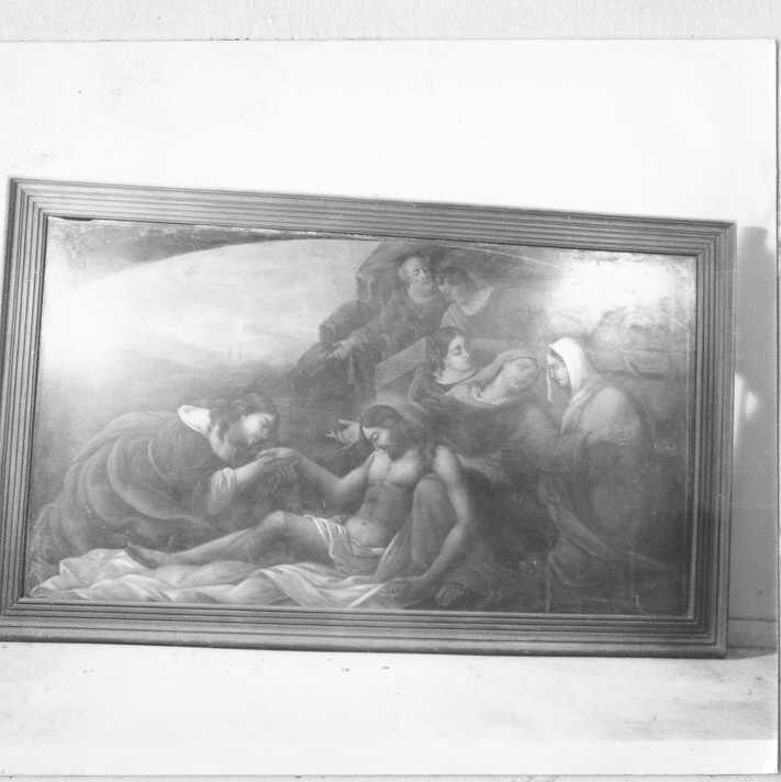 compianto sul Cristo morto (dipinto) - bottega Italia meridionale (sec. XVIII)