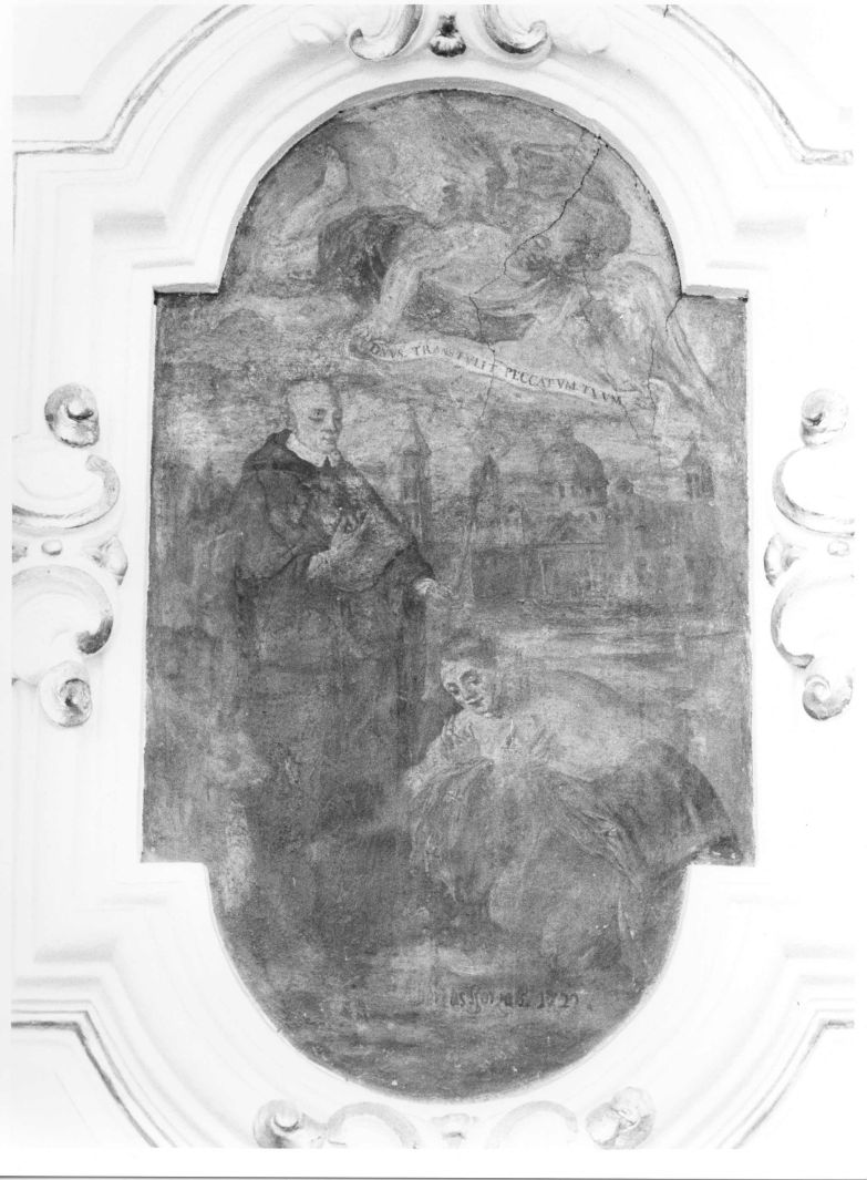 Sant'Antonio da Padova predica ai pesci (dipinto) di Sforza Alberto (inizio sec. XVIII)
