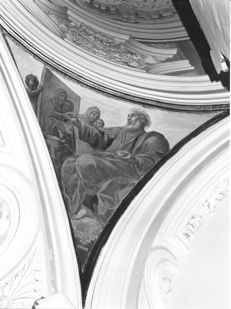 San Luca ritrae la Madonna (dipinto, elemento d'insieme) di Giaquinto Tommaso (sec. XVIII)