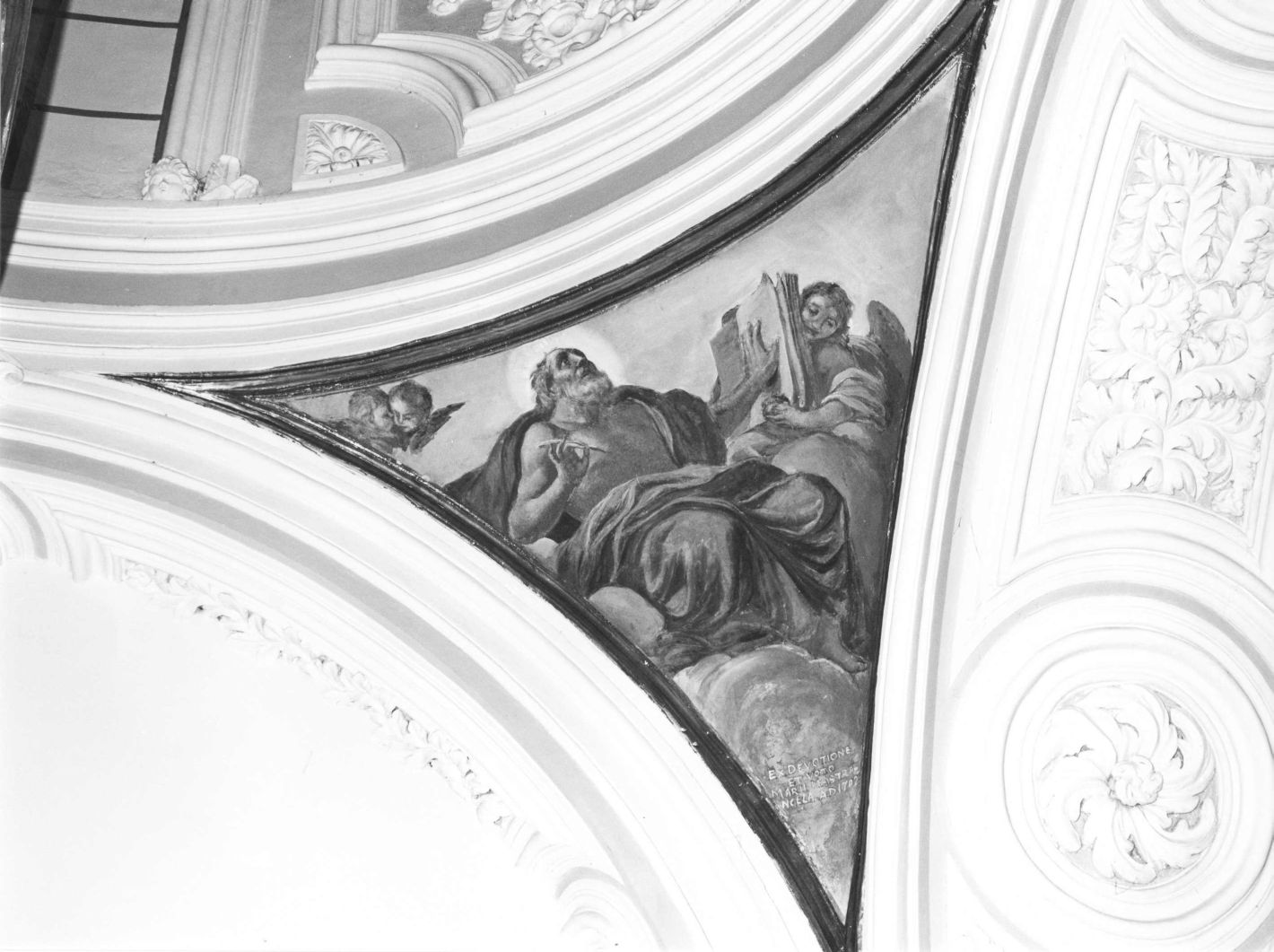 San Matteo Evangelista (dipinto, elemento d'insieme) di Giaquinto Tommaso (sec. XVIII)