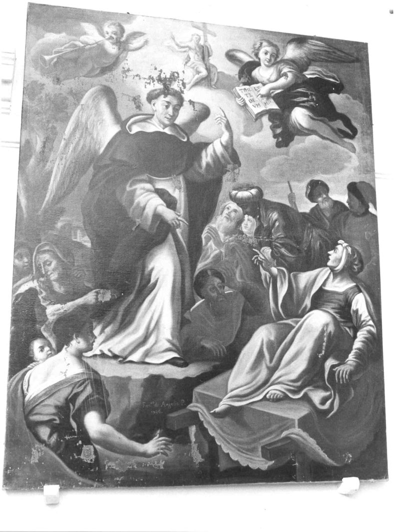 visione di San Vincenzo Ferreri (dipinto) di De Angelis Francesco (sec. XVIII)