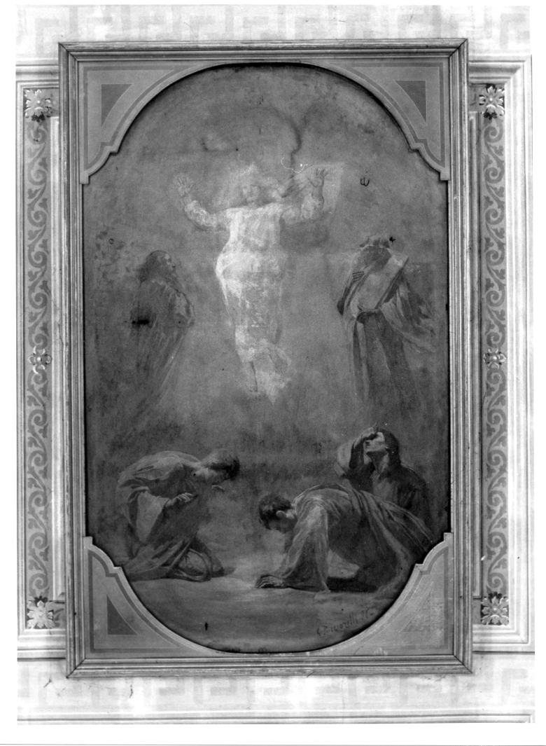 Trasfigurazione di Cristo sul Monte Tabor (dipinto, ciclo) di Pucciarelli Giuseppe (sec. XIX)