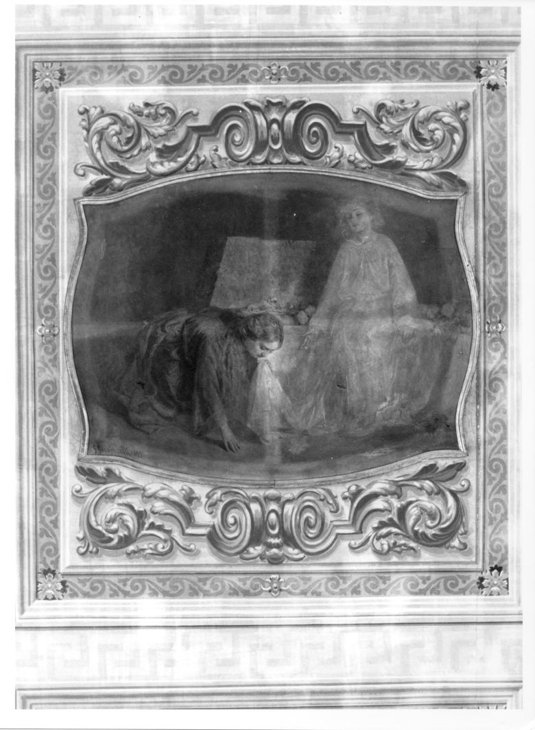 apparizione di Cristo risorto a Santa Maria Maddalena (dipinto) di Pucciarelli Giuseppe (sec. XIX)