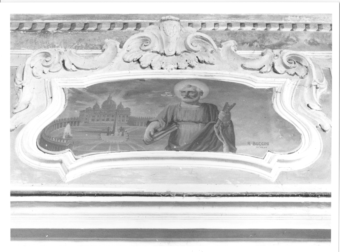San Pietro (dipinto) di Buccini R (sec. XX)