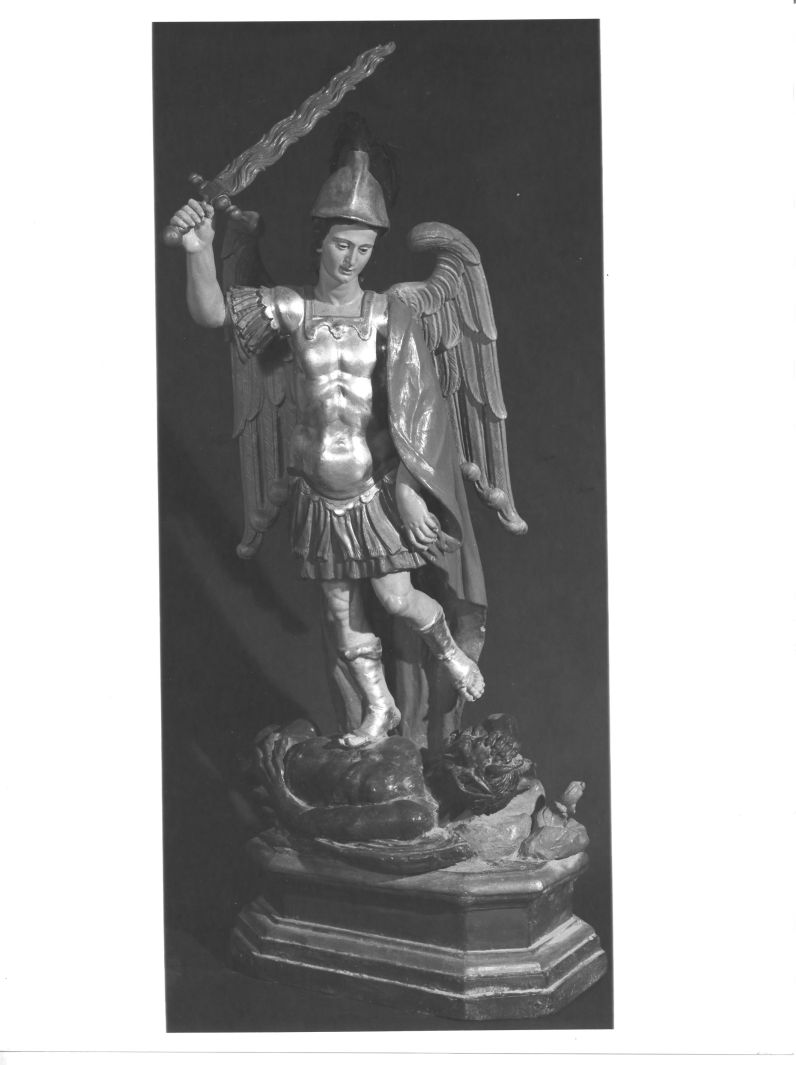San Michele Arcangelo (scultura) - bottega Italia meridionale (sec. XVIII)