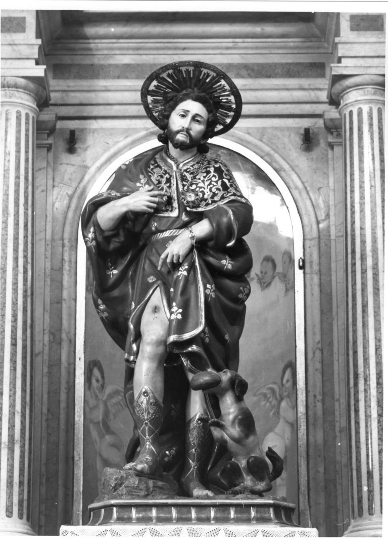 San Rocco (statua) - bottega Italia meridionale (sec. XX)