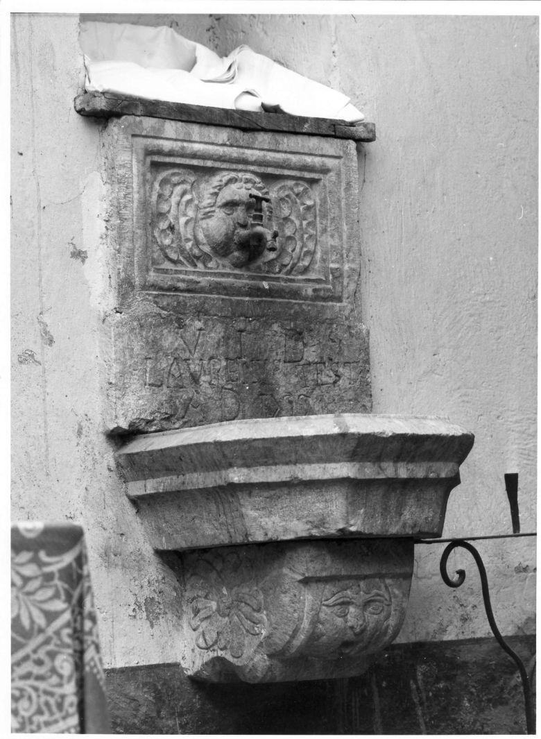 lavabo - a parete - bottega Italia meridionale (sec. XVIII)