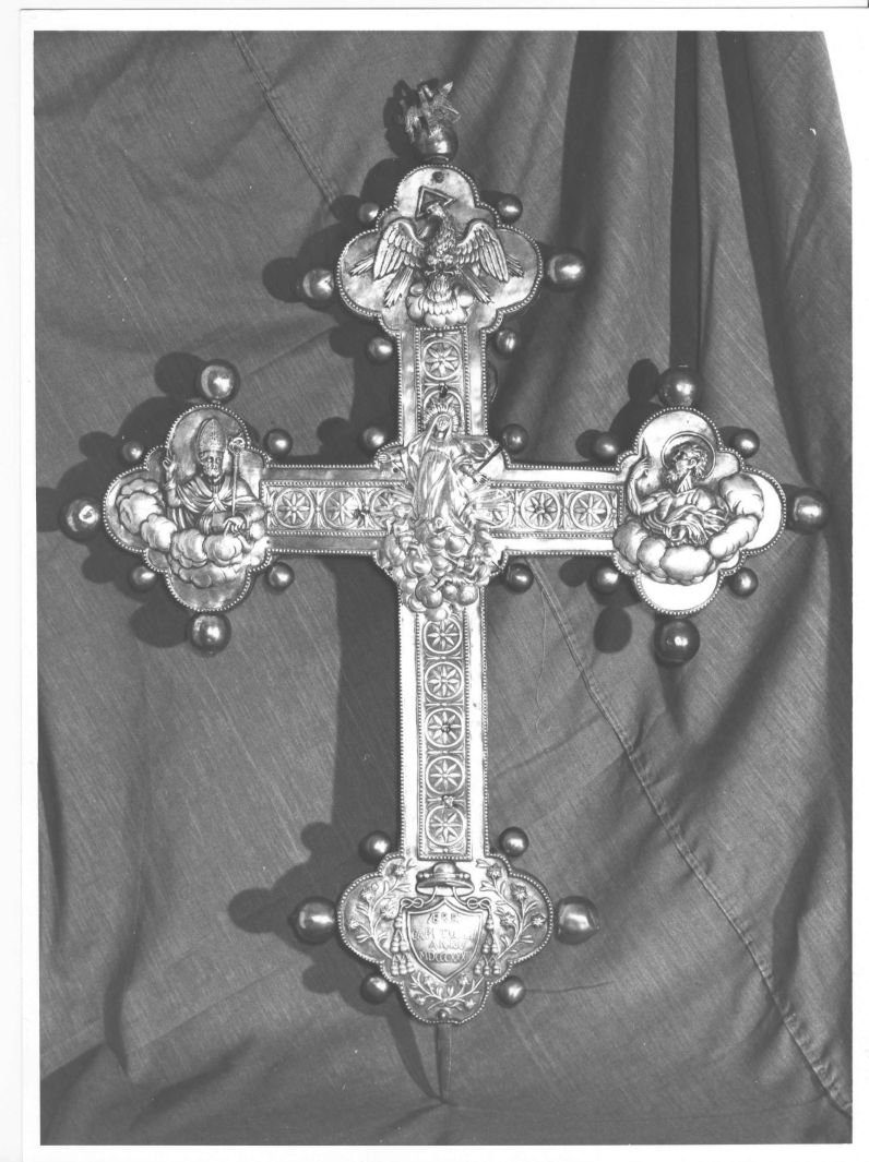 croce processionale di Schisani Giuseppe (sec. XIX)