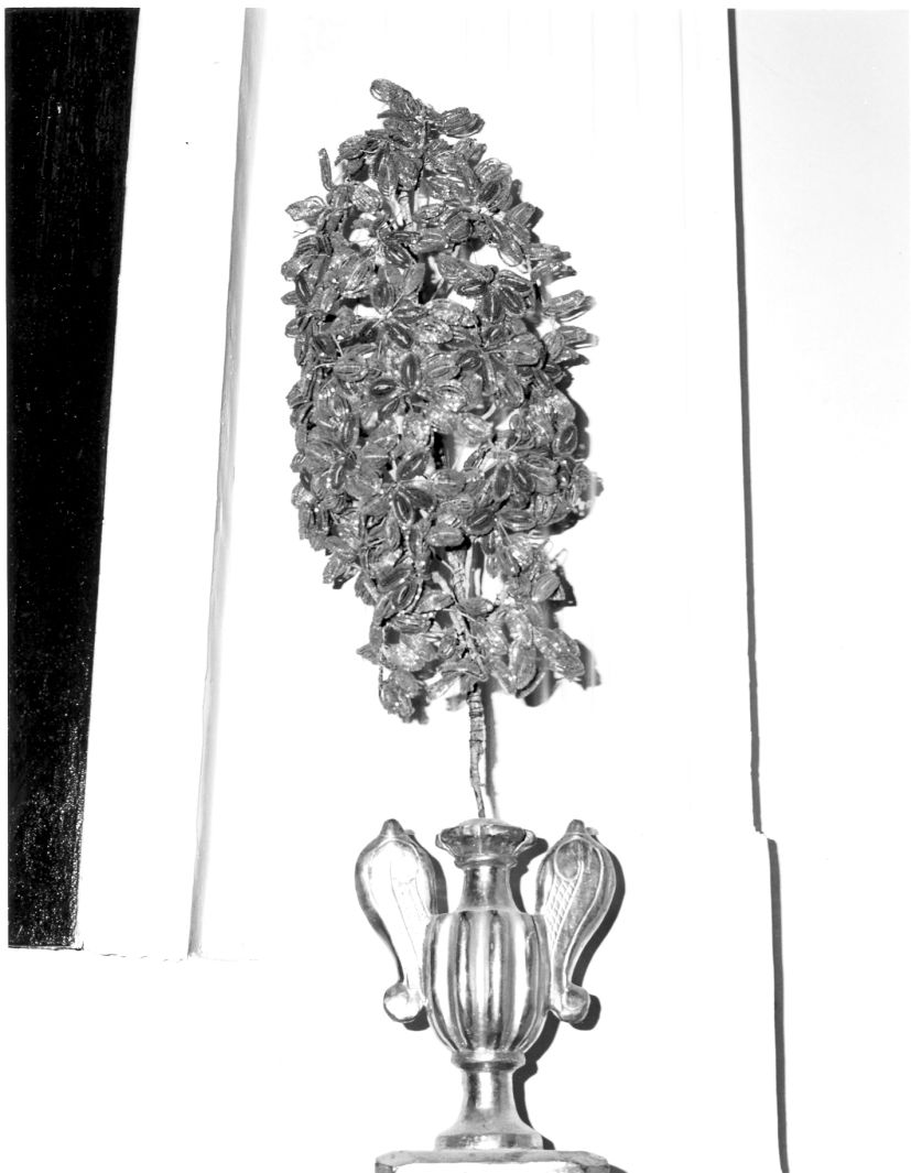 composizione floreale d'altare, serie - bottega campana (sec. XIX)