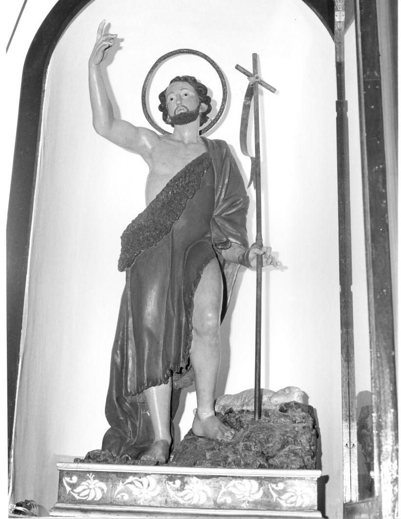 San Giovanni Battista (statua) - bottega campana (sec. XIX)