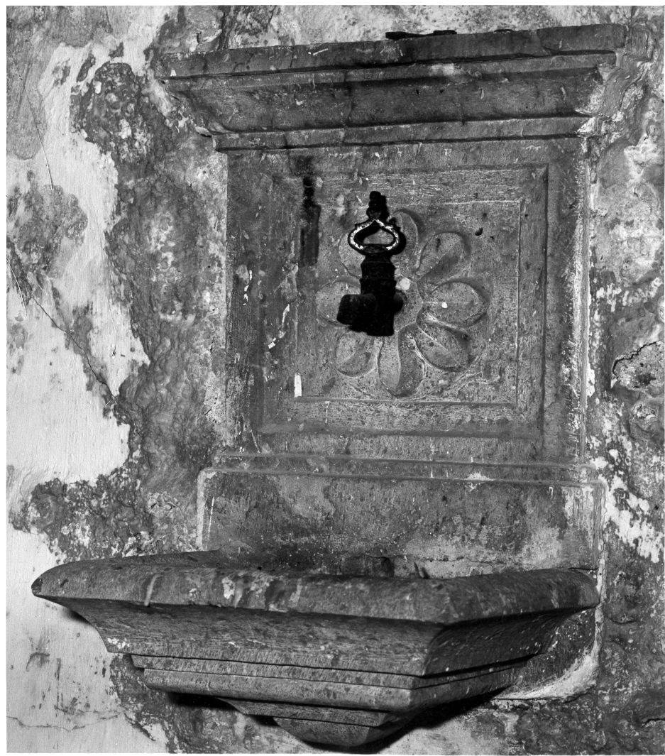 lavabo - a parete - bottega campana (sec. XVIII)