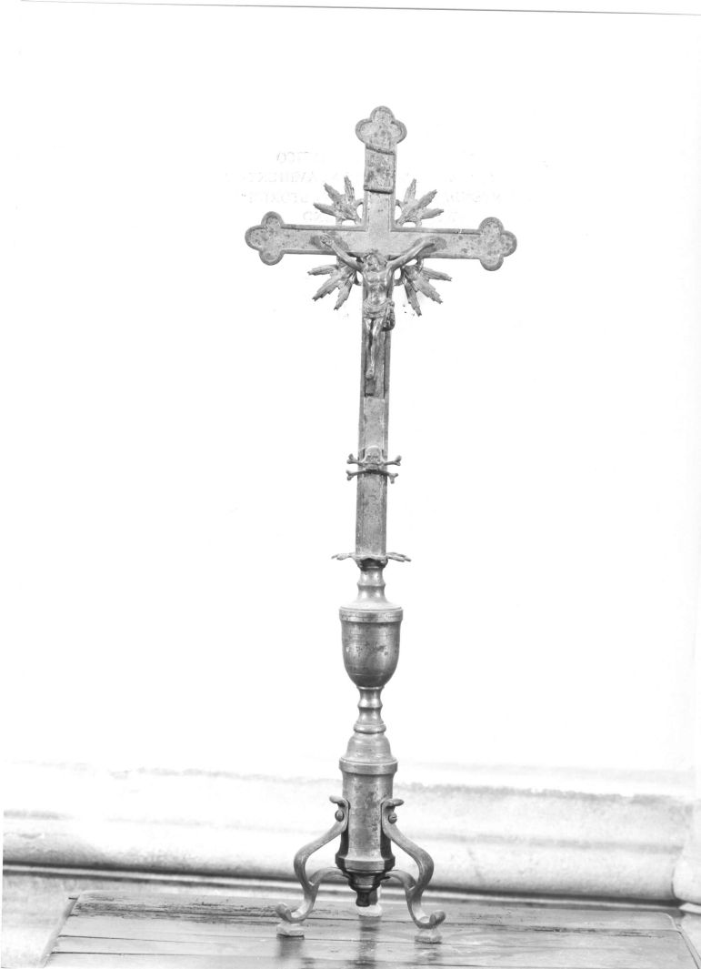 croce d'altare - bottega Italia meridionale (seconda metà sec. XIX)