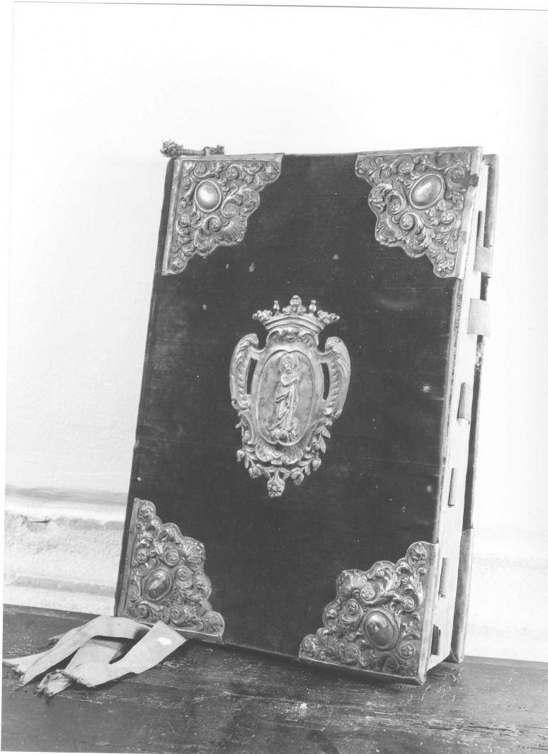 coperta di libro liturgico - bottega campana (sec. XIX)