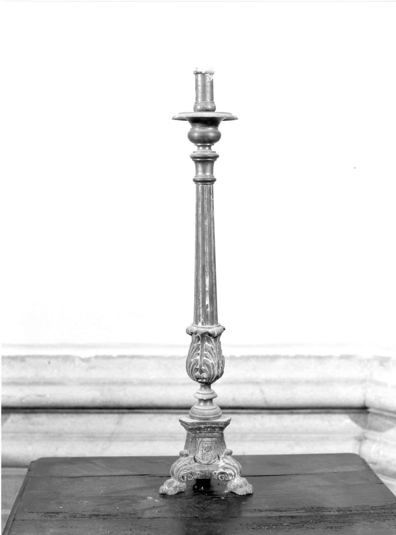 candelabro, serie - bottega campana (seconda metà sec. XIX)