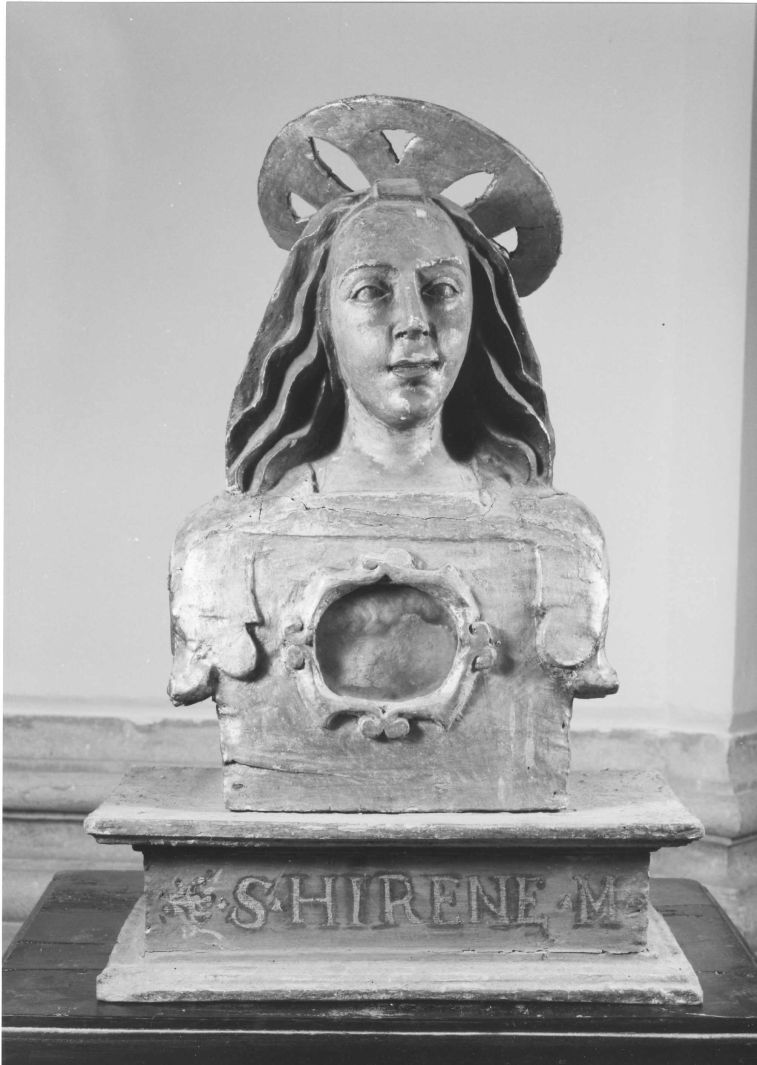 Sant'Irene (reliquiario - a busto) - bottega romana (metà sec. XVII)