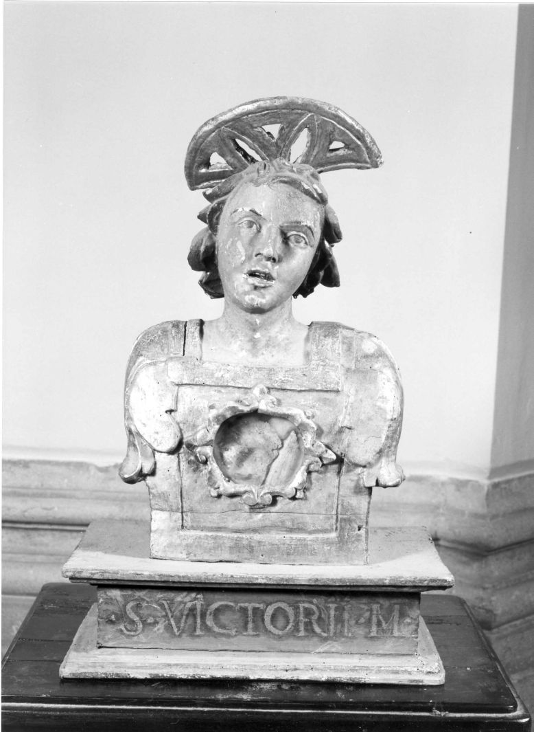 San Vittorio (reliquiario - a busto) - bottega romana (metà sec. XVII)