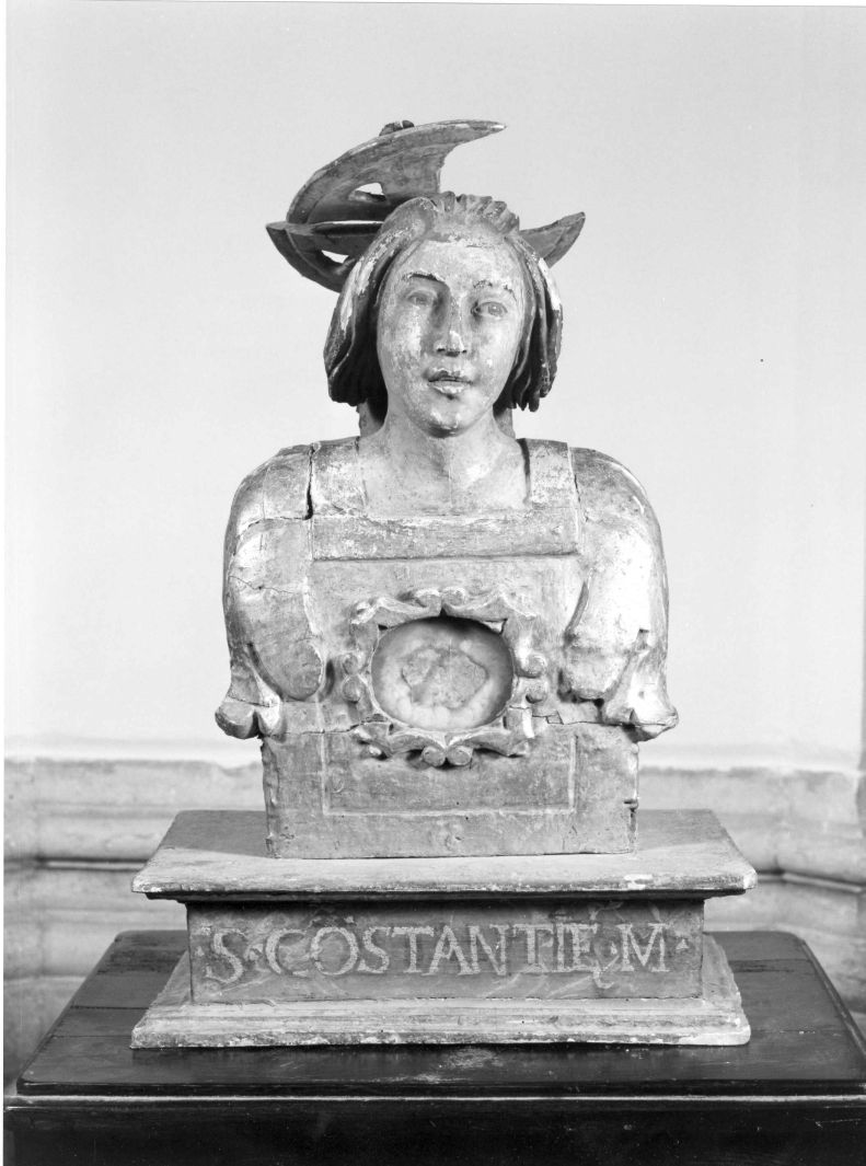 Santa Costanza (reliquiario - a busto) - bottega romana (metà sec. XVII)