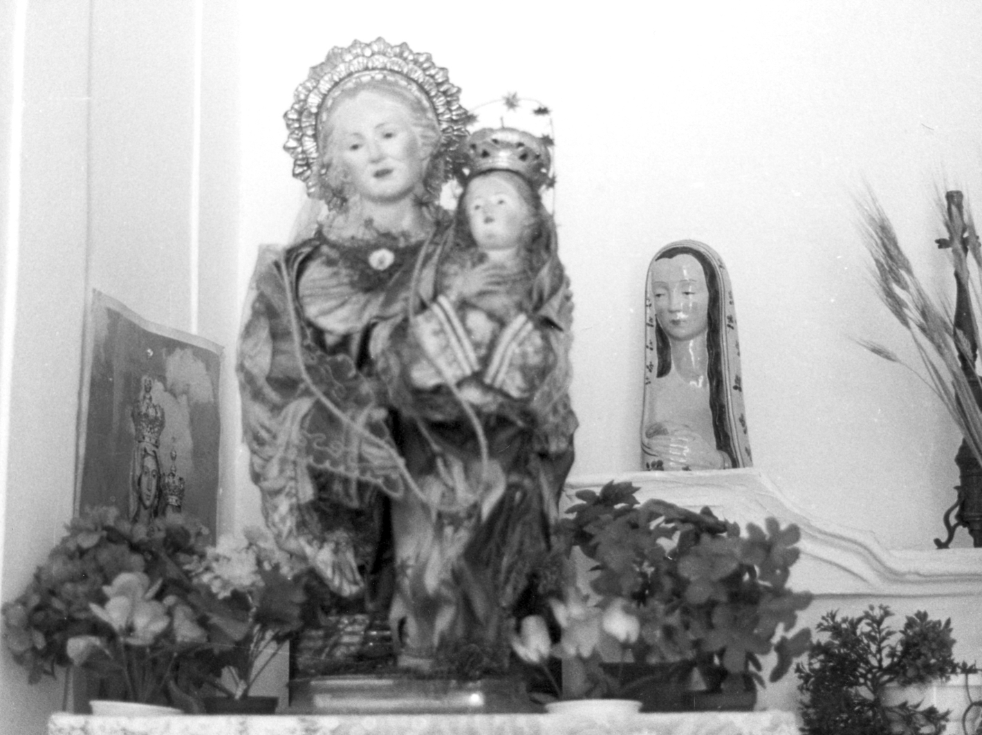 Maria Vergine bambina e Sant'Anna (scultura) - bottega pugliese (seconda metà sec. XIX)