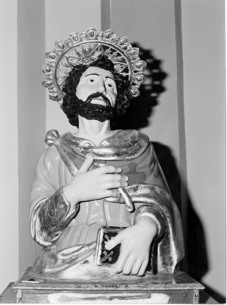 Sant'Adone martire (scultura) - bottega campana (sec. XIX)