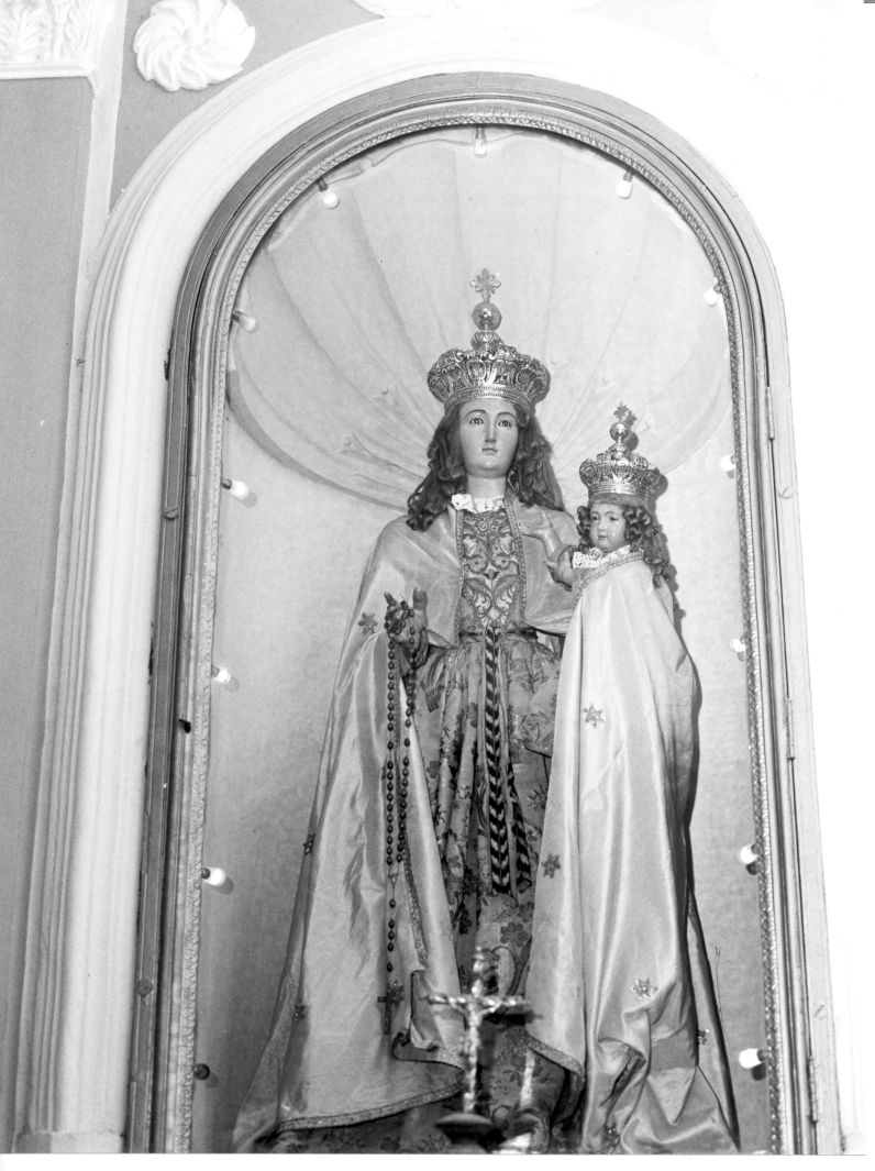 Madonna del Carmelo (manichino) - bottega campana (fine/inizio secc. XIX/ XX)