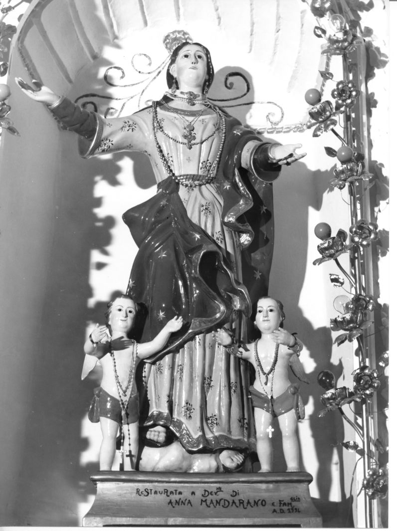 Madonna (statua) - bottega campana (seconda metà sec. XVII)