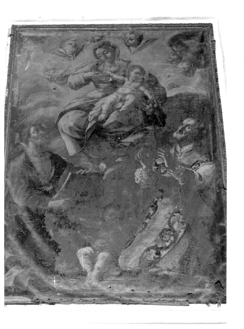 Madonna del Latte (dipinto, opera isolata) - ambito napoletano (seconda metà sec. XVIII)