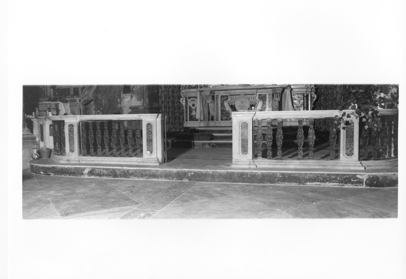 cancello di balaustrata, opera isolata - bottega campana (sec. XIX)