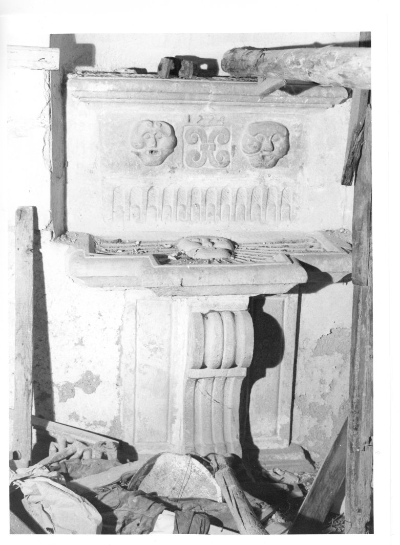 lavabo da sacrestia, opera isolata - bottega Italia meridionale (sec. XVIII)