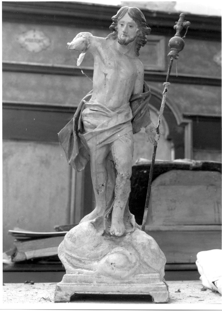 Cristo risorto (statuetta) - bottega campana (sec. XIX)
