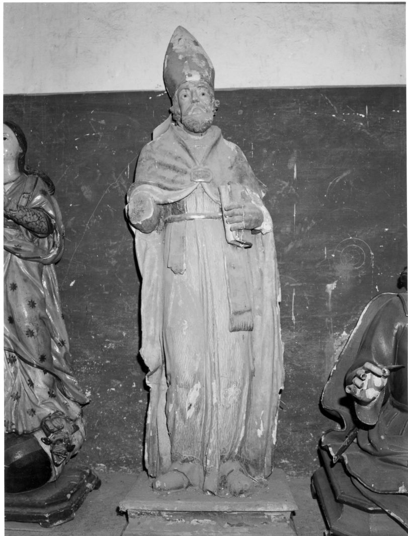 Santo vescovo (statua) - bottega campana (sec. XVII)