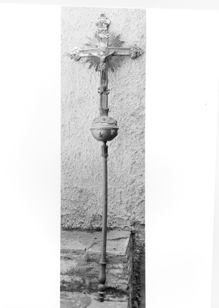 croce processionale - bottega napoletana (sec. XIX)