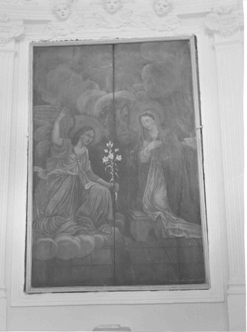 Annunciazione (pala d'altare) di Amorosi Daniele (sec. XIX)