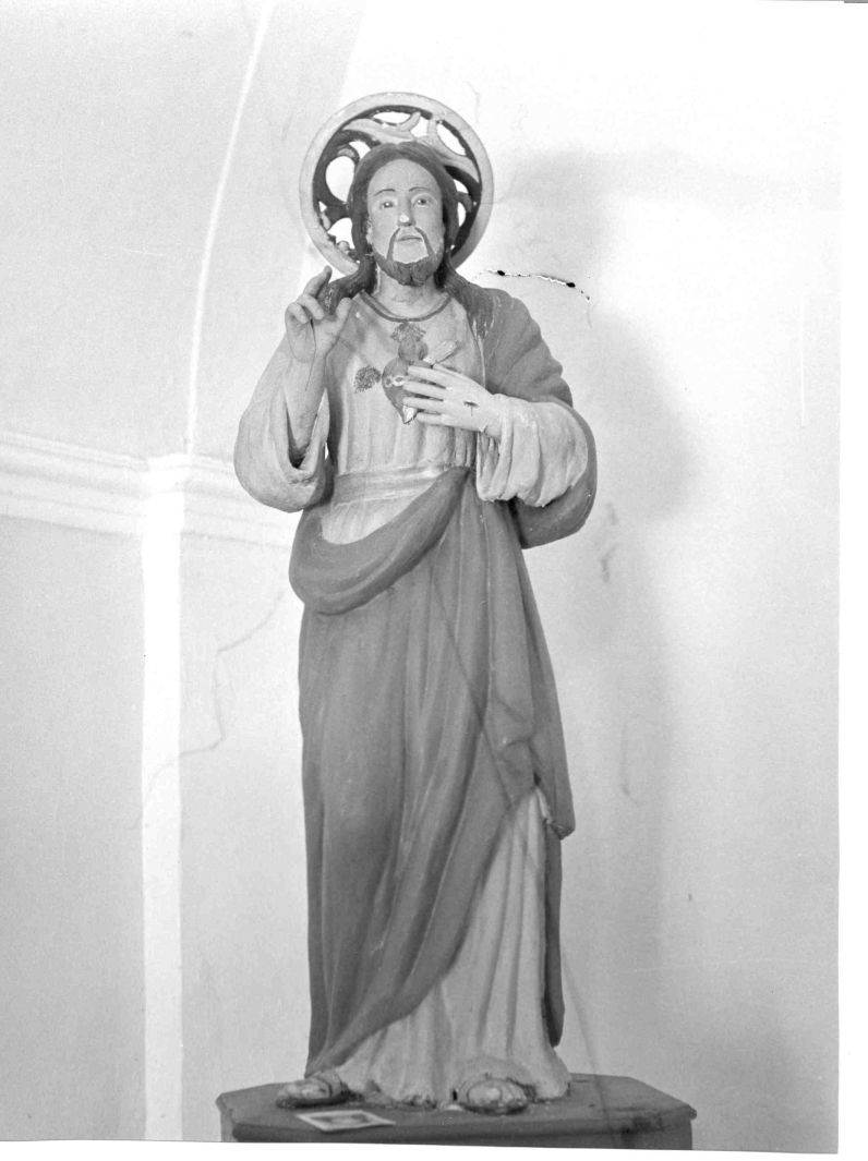 Sacro Cuore di Gesù (statua) - bottega Italia meridionale (fine sec. XIX)