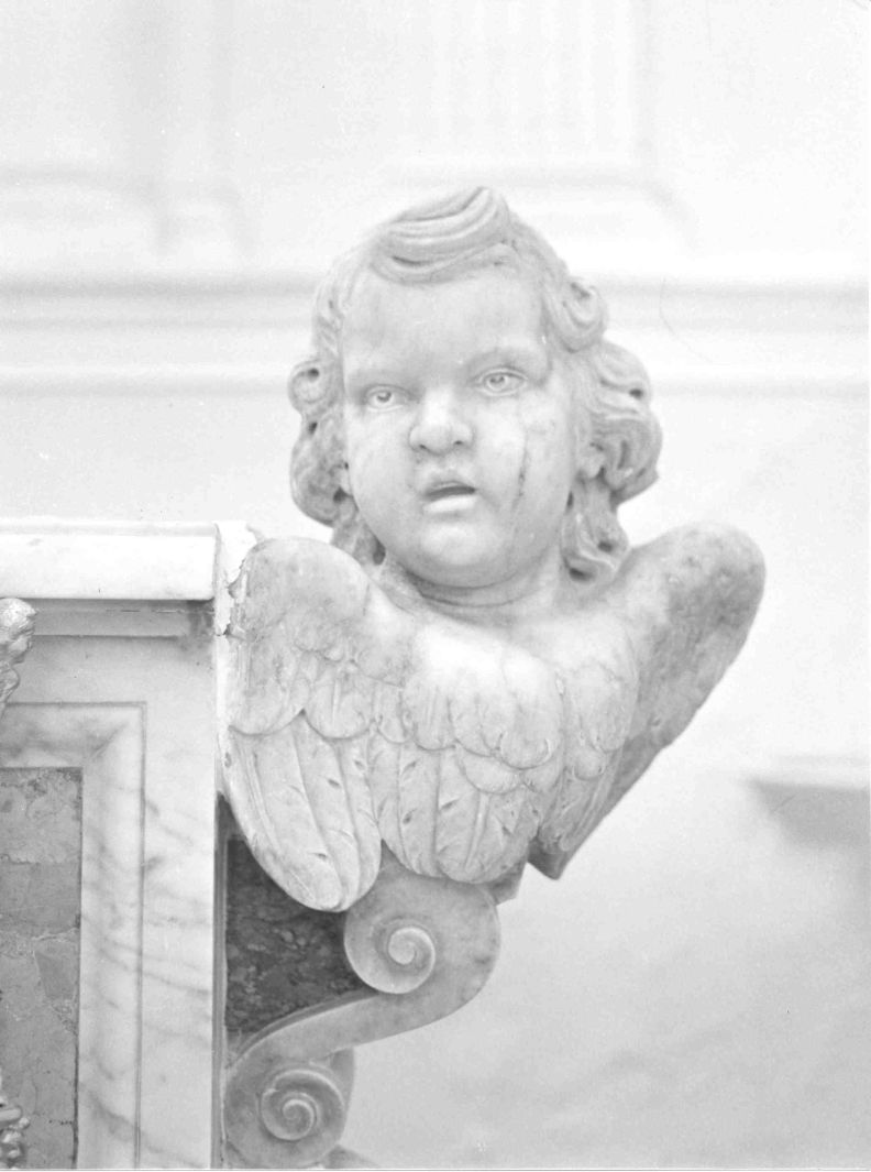 putto alato (scultura) - bottega Italia meridionale (metà sec. XIX)