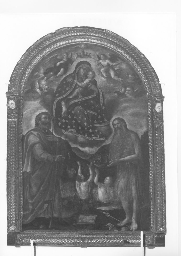 Madonna del Carmelo e santi (dipinto) di De Antora Jacobus (sec. XVII)