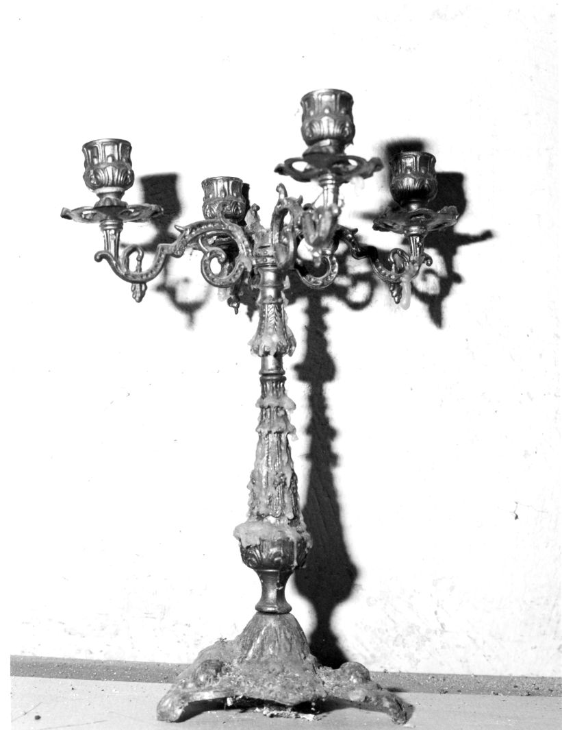 candelabro - bottega campana (sec. XIX)