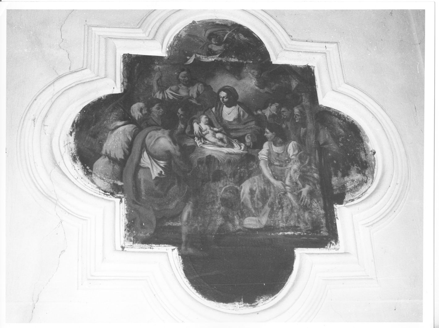adorazione dei pastori (dipinto) - ambito Italia meridionale (sec. XVIII)