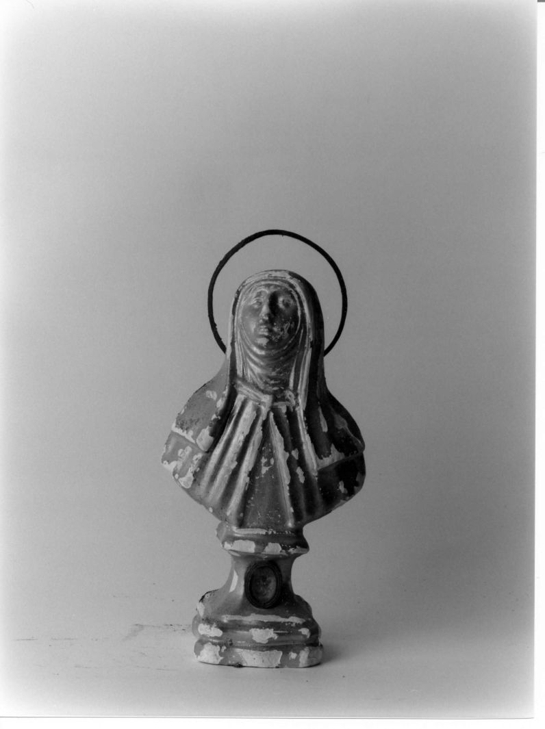 Santa (reliquiario - a busto) - bottega campana (sec. XIX)