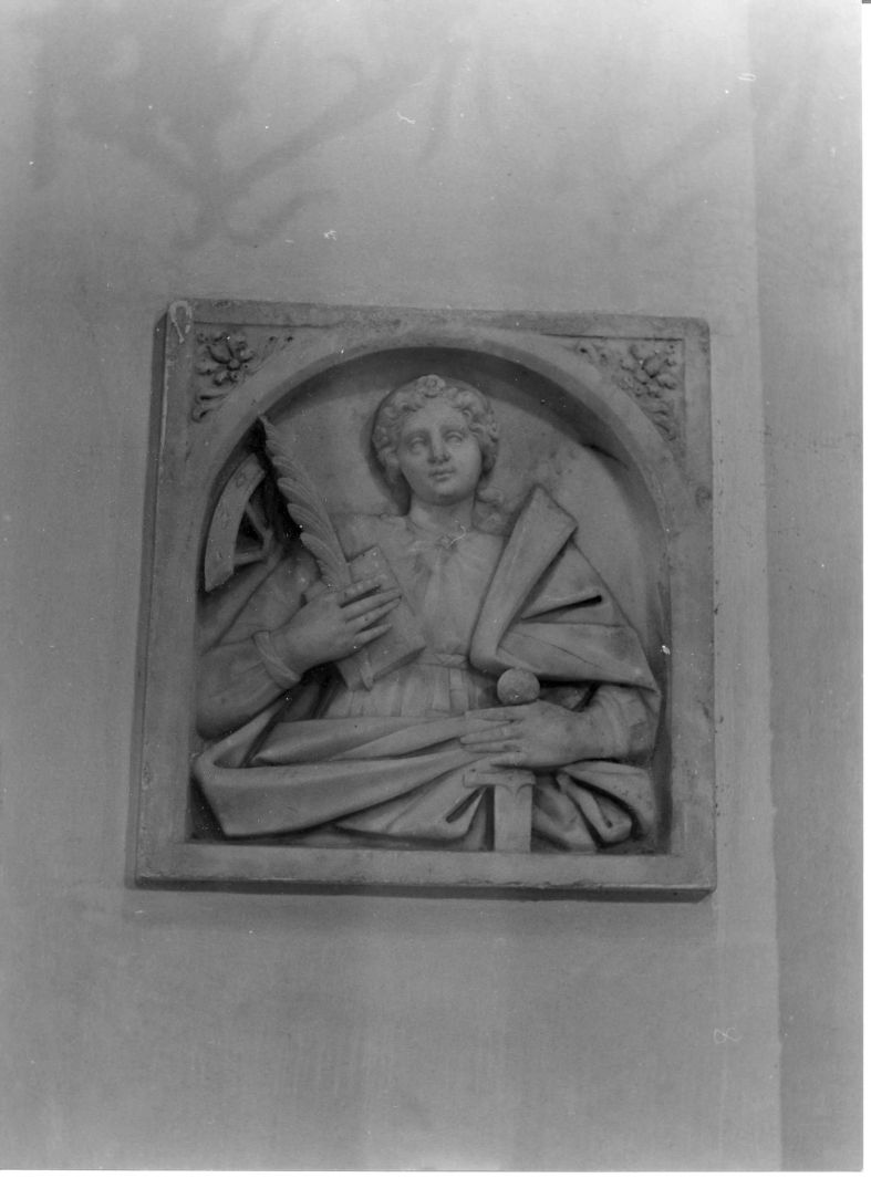 Santa Caterina d'Alessandria (rilievo, frammento) - bottega napoletana (inizio sec. XVI)