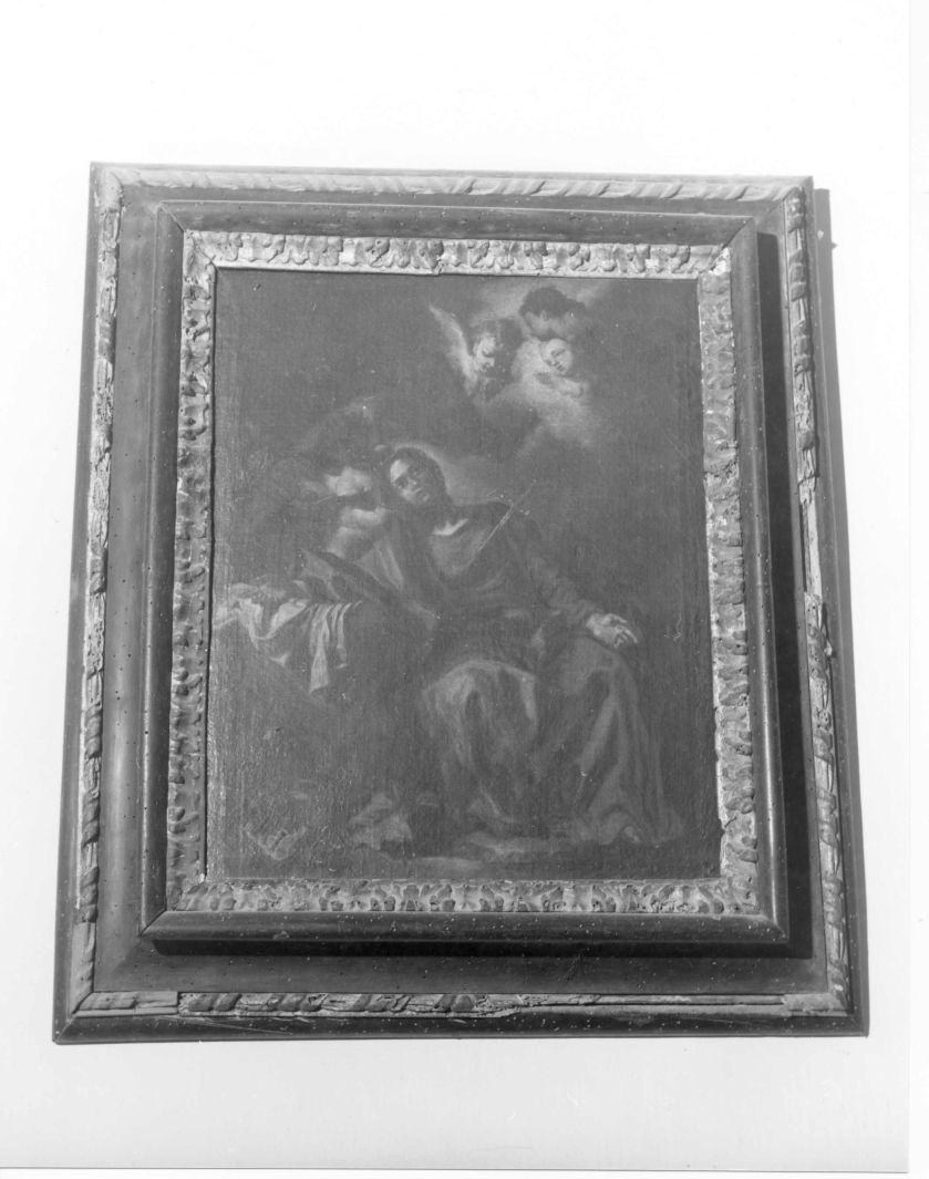 Madonna Addolorata piangente (dipinto) - ambito napoletano (metà sec. XVIII)