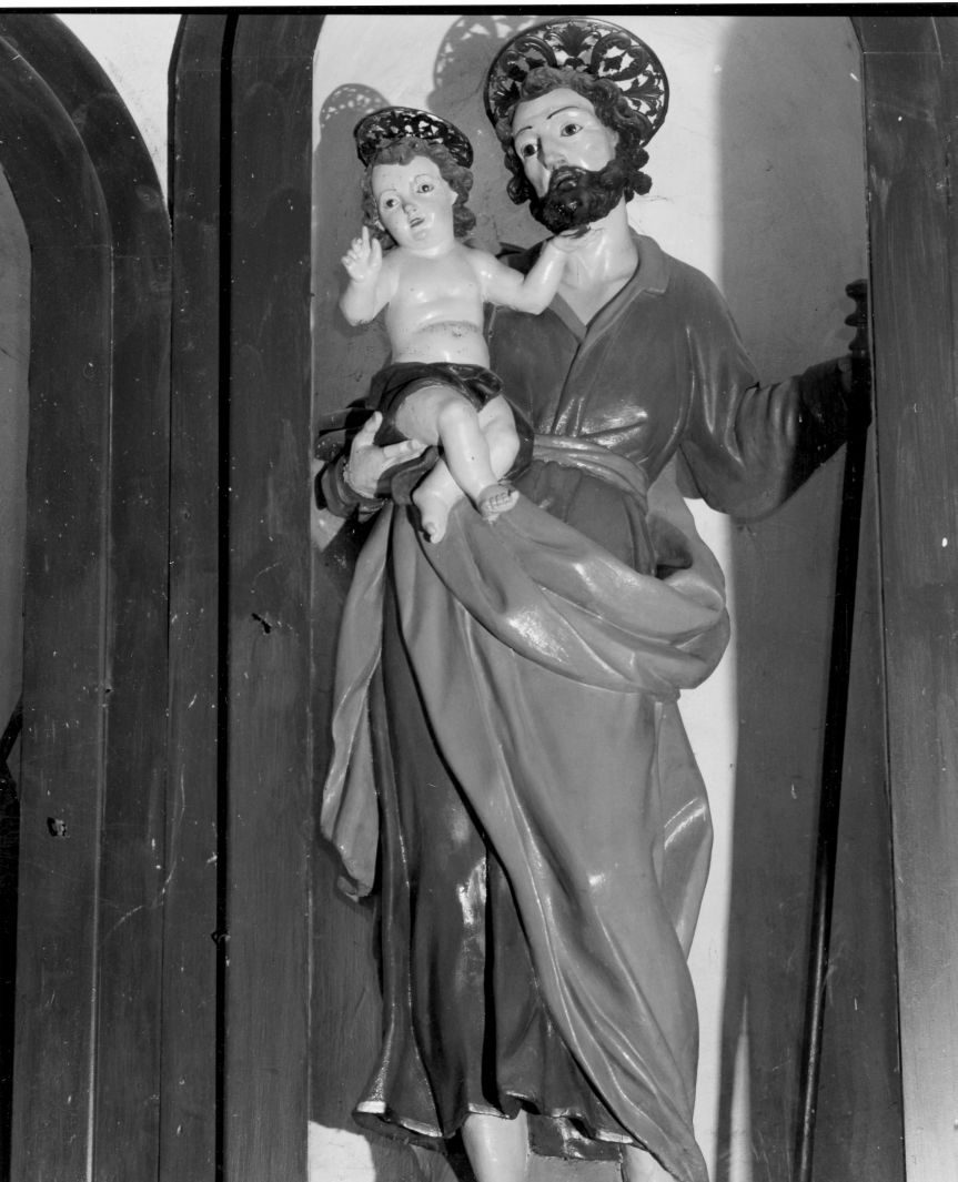 San Giuseppe e Gesù Bambino (statua) - bottega irpina (sec. XIX)