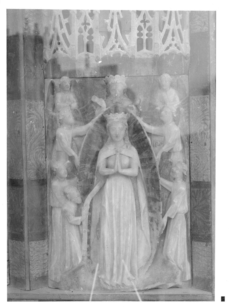 assunzione della Madonna (rilievo, elemento d'insieme) - bottega inglese (sec. XV)