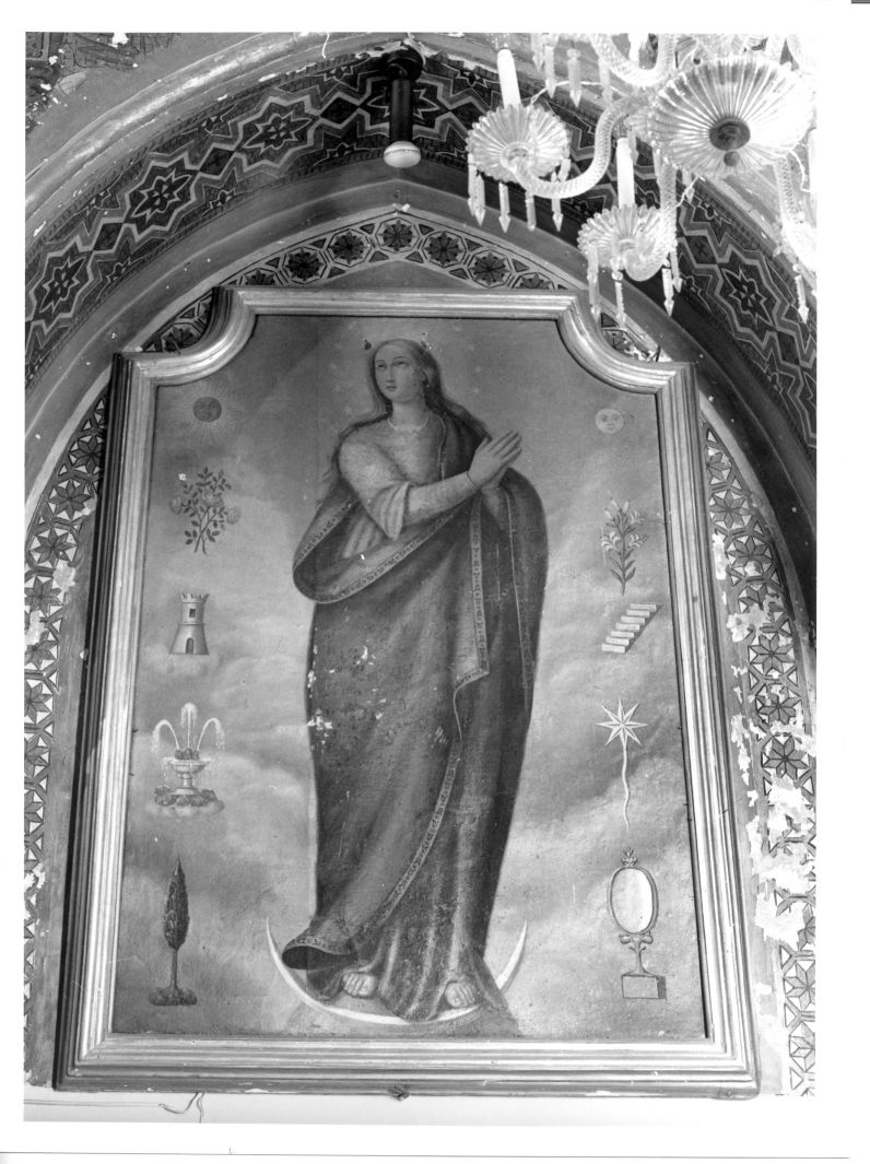 Madonna Immacolata (dipinto) - ambito napoletano (seconda metà sec. XIX)